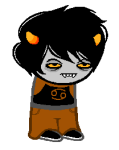 2013 alternate_hair au bloodswap fullres jaggy_lines karkat_vantas sleuthinglicorice solo sprite_mode
