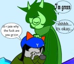 2026 cat_hat crying dogtier fullres godtier image_manipulation jade_harley jaggy_lines nepeta_leijon olive_garden profile redrom shipping space_aspect starter_outfit witch word_balloon yaoisquidbob