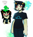  2026 art_dump blush fullres no_glasses scalemates solo sprite_mode starter_outfit terezi_pyrope vdkwwww 