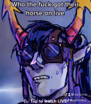  2025 dancestors fullres headshot horuss_zahhak image_manipulation pastabaguette solo starter_outfit sweat text tiktok 