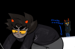  2025 blush fullres karkat_vantas panel_redraw shipping slushpunch starter_outfit text vriska_serket vriskat 
