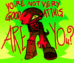  2024 artificial_limb blood caliborn daily dailycherubs eyestrain fullres highlight_color jaggy_lines solo starter_outfit text 