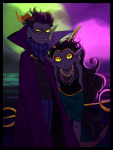  2018 banchagu deleted_source eridan_ampora feferi_peixes fullres green_moon night pink_moon psidon's_entente starter_outfit 