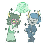  2019 absoluteclownit blackrom bronya&#039;s_hot_ex bronya_ursama elwurd fullres hiveswap lynera_skalbi shipping spade starter_outfit word_balloon 