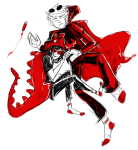  coolkids dave_strider dragon_cape godtier highlight_color holding_hands knight redrom shipping sleeping terezi_pyrope vyco 