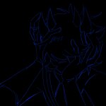  2024 broconwhore dancestors fullres headshot highlight_color lineart mituna_captor monochrome no_hat sketch solo 