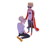  caitlin crown dave_strider dirk_strider kiss red_baseball_tee starter_outfit 