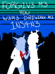  artisticdelusion blood crying dragonhead_cane godtier homestuck_shipping_world_cup impalement legislacerator_suit scourge_sisters silhouette terezi_pyrope thief vriska_serket 