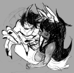 2026 blackrom dogtail dogtier fullres grayscale high_angle jade_harley kanaya_maryam monochrome poff_null shipping sketch spaceship