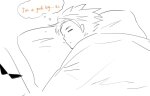2026 bed c4rmy_hs dirk_strider fullres grayscale high_angle monochrome no_glasses sketch sleeping solo text thought_balloon