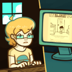  2025 blogofyolo clouds computer cover_art fankid fullres john's_house john_egbert solo sprite_mode starter_outfit text