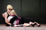 cosplay dirk_strider neorails real_life roxy_lalonde shipping strong_tanktop 