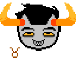  2011 animated fullres headshot pixel solo supajackle tavros_nitram transparent zodiac_symbol 