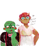  2016 blackrom blood body_modification caliborn casual escl-ert fashion freckles fullres jane_crocker shipping starter_outfit sweet_tooth text word_balloon 