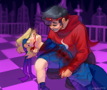  2018 blood body_modification crocker_corruption crying dead derse godtier jane_crocker ladysantos30 life_aspect maid nosebleed rogue roxy_lalonde tiaratop void_aspect 
