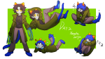 2021 action_claws cat_hat heart nepeta_leijon no_hat on_stomach sitting sleeping solo starter_outfit swampland text