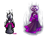 2013 bardofrage black_squiddle_dress fullres grimdark multiple_personas pixel rose_lalonde solo transparent