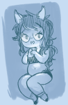  chubstuck diabetes dogtier jade_harley limited_palette solo spacey undergarments 