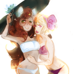  dogtier guns_and_roses hat jade_harley noahh redrom rose_lalonde shipping summer swimsuit wip wonk 