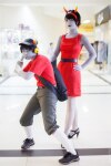  2013 ballcap carsathoughts cosplay crossover fullres kanaya_maryam karkat_vantas princerits real_life team_fortress_2 weapon 