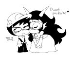  2026 blush feferi_peixes fullres grayscale hat heart karkat_vantas kiss lifeblood mario monochrome nintendo parody redrom shipping text tornad0tommy 
