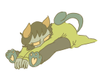  contortion fraymotif freckles nepeta_leijon no_hat solo 