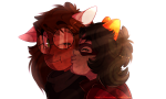  2017 aninnocentdemon dogtier fullres godtier headshot heart_aspect jade_harley kiss nepeta_leijon olive_garden profile redrom rogue shipping space_aspect witch wonk 