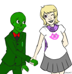  calliope holding_hands janksy redrom roxy&#039;s_striped_scarf roxy_lalonde shipping snake_wine starter_outfit wonk 
