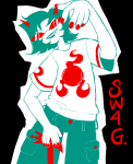 2026 dragon_cane fashion fullres ham0naa highlight_color jaggy_lines mind_aspect monochrome solo terezi_pyrope text theme_coloring