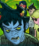  2022 dave_strider deacon_blues fanfic_art fullres jack_(karkat_goes_to_a_convention) karkat_goes_to_a_convention karkat_vantas stacey_(karkat_goes_to_a_convention) starter_outfit 