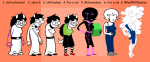  2024 ageswap alternate_hair aspect_symbol barefoot casual dogtail dogtier fashion fpreg fullres homestuck:_beyond_canon jade_harley jaggy_lines mom_casual perfectly_generic_object reesereeserson roxy_lalonde silhouette space_aspect text void_aspect wip 
