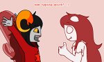  ! 2026 aradia_megido aradiasprite dailyaradia emoticon fullres godtier maid multiple_personas sprite text thumbs_up time_aspect 