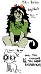 2023 animals blush fanlusus fantroll freckles fullres kittypeb lineart lusus text 