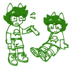  2025 animal_ears atomicpuppy fullres jake_english monochrome solo starter_outfit twin_m9_berettas 