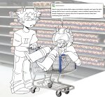 2024 ancest body_modification broconwhore captors dancestors fullres grayscale honey_mustard image_manipulation lineart mituna_captor redrom shipping sollux_captor starter_outfit text word_balloon