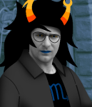  1s_th1s_you 2025 crossover frigiddoctoratus fullres image_manipulation jaggy_lines solo starter_outfit the_sopranos this_is_stupid vriska_serket 