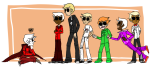  dave_strider dreamself felt_duds four_aces_suited godtier hamsfreth knight multiple_personas puppet_tux red_plush_puppet_tux solo starter_outfit time_aspect 