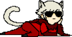  animal_ears animated dave_strider ectobiolodaddy godtier knight pixel solo 