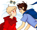  crying dave_strider deleted_source freckles godtier heir john_egbert no_glasses the_windy_thing thesunmaid 
