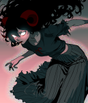  2025 admiralexclipse aradia_megido dead_aradia fullres jaggy_lines oblique_angle solo starter_outfit 