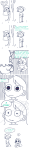  2018 blush comic crying fullres humanized jaggy_lines lineart monochrome no_glasses nubs-mgee scourge_sisters shipping sitting sweat terezi_pyrope text trees vriska_serket walking_cane word_balloon 