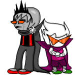 2020 annieisapeaperson arms_crossed cool_and_new_web_comic dirk_strider fanfic_art fullres godtier heart_aspect homestuck:_beyond_canon jaggy_lines lord meat_timeline prince rose_lalonde rosebot space_aspect transparent ultimate_dirk