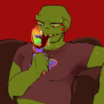  2025 caliborn casual cherubicdepravity chubstuck fashion food fullres licking rainbow sitting solo sweat 