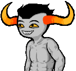  image_manipulation musclestuck solo source_needed sourcing_attempted talksprite tavros_nitram the_truth 