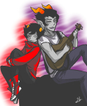 2014 back_to_back cronus_ampora dancestors dream_ghost fullres instrument jaggy_lines kancro kankri_vantas lunaticjin scars shipping sitting starter_outfit wonk