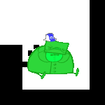 2016 felt flash_asset fullres jaggy_lines poinko sawbuck sitting solo sprite_mode transparent