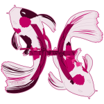  2018 animals barzum-and-baizli fish flowers fullres monochrome theme_coloring transparent zodiac_symbol 
