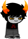  2017 fullres hiveswap insufferableoracle jaggy_lines solo sprite_mode starter_outfit transparent xefros_tritoh 