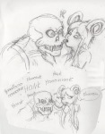  ! 2012 ? ancestors apricots-from-nara blush fullres grayscale headshot kiss lord_english no_shirt pencil redrom shipping sketch starter_outfit text the_handmaid timely_mistress word_balloon 