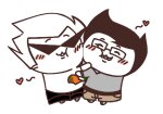 0ffic38 2025 blush chibi chiikawa crossover dirk_strider fullres heart hug image_manipulation jake_english pumpkin_patch redrom shipping starter_outfit